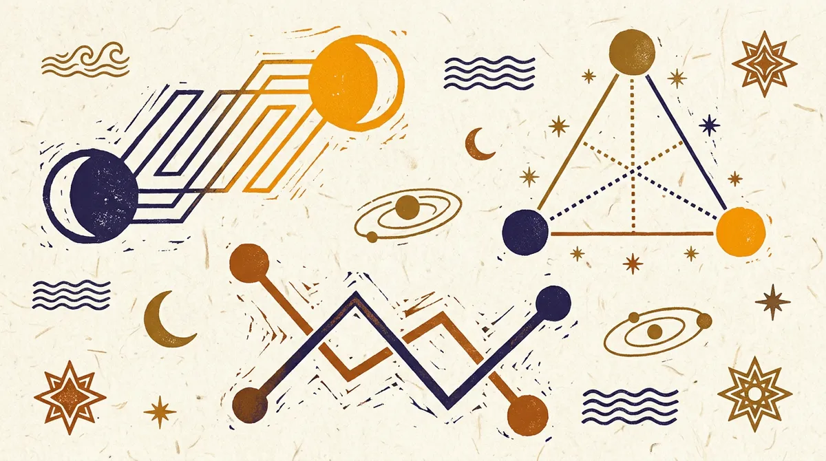 Bhakoot dosha how it forms: the three geometric patterns: Bhakoot Dosha How It Forms in Kundli Matching